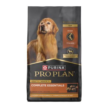 new A bag of Purina Pro Plan complete essentials chicken and vegetables dry dog food. 