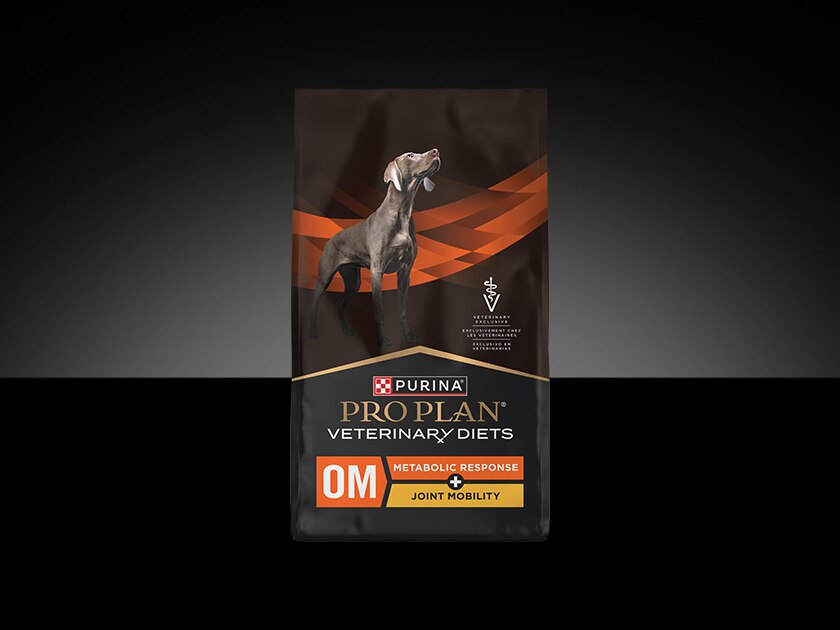 Pro Plan Veterinary Diets OM Metabolic Response + Joint Mobility canine formula