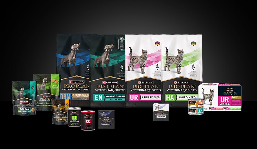 Pro Plan Veterinary product lineup